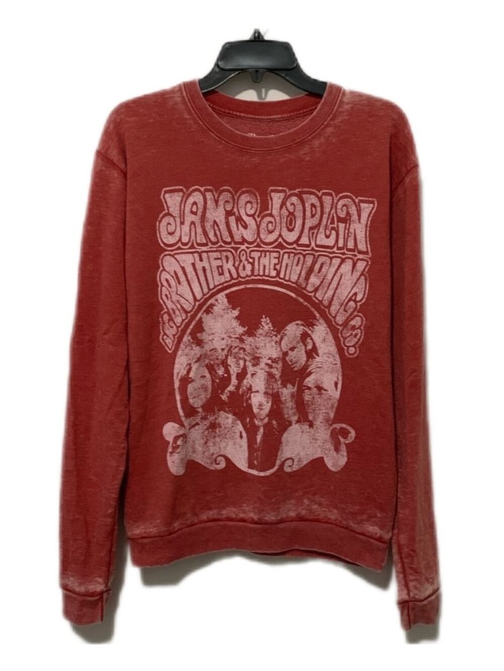 Janis Joplin 1960 Poster Burnout Sweatshirt RECYCLED KARMA